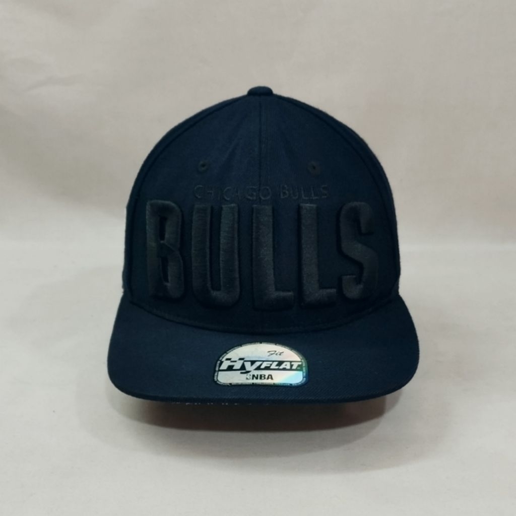 Topi Snapback Hyflat NBA Chicago Bulls Second Original