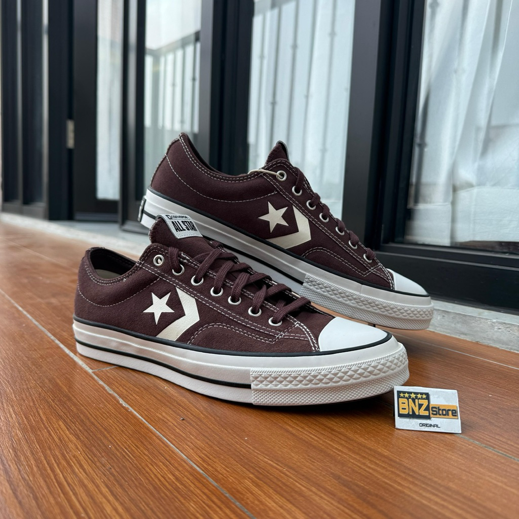 Converse Star Player 76 Everyday Essentials Men Sneakers-Eternal Earth/Brown/Egret