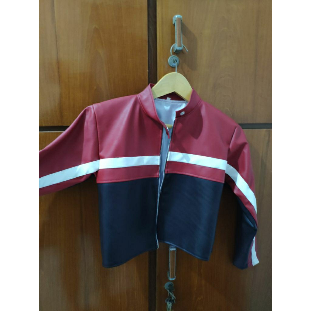 [PRELOVED] JAKET KULIT LEATHER/ JAKET FASHION/ JAKET WANITA NO MINUS (BARU DIPAKAI 1 KALI)