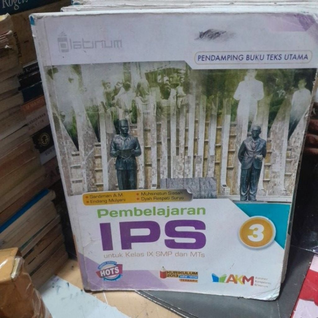 BUKU PEMBELAJARAN IPS UNTUK SMP/MTS KELAS IX/9/3 PENERBIT PLATINUM