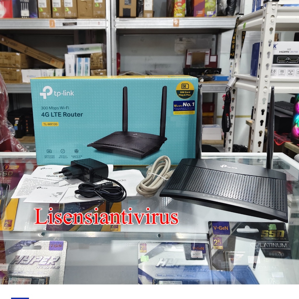 Router TPLink TLMR100 300Mbps With 4G Sim Slot WiFi Modem LTE Router All Operator SIM Card Unlock