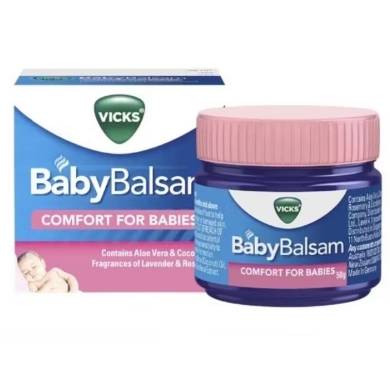 Vicks Baby Balsam 50gr balsem bayi batuk pilek vicks baby balsam