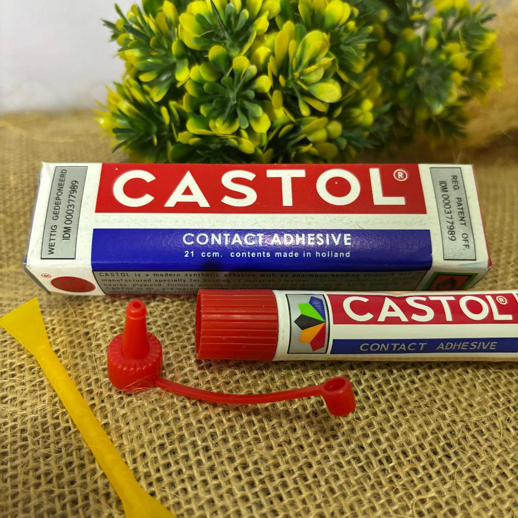 CASTOL – LEM CASTOL TANGGUNG 21CC 33GR ORIGINAL ASLI LEM KUNING