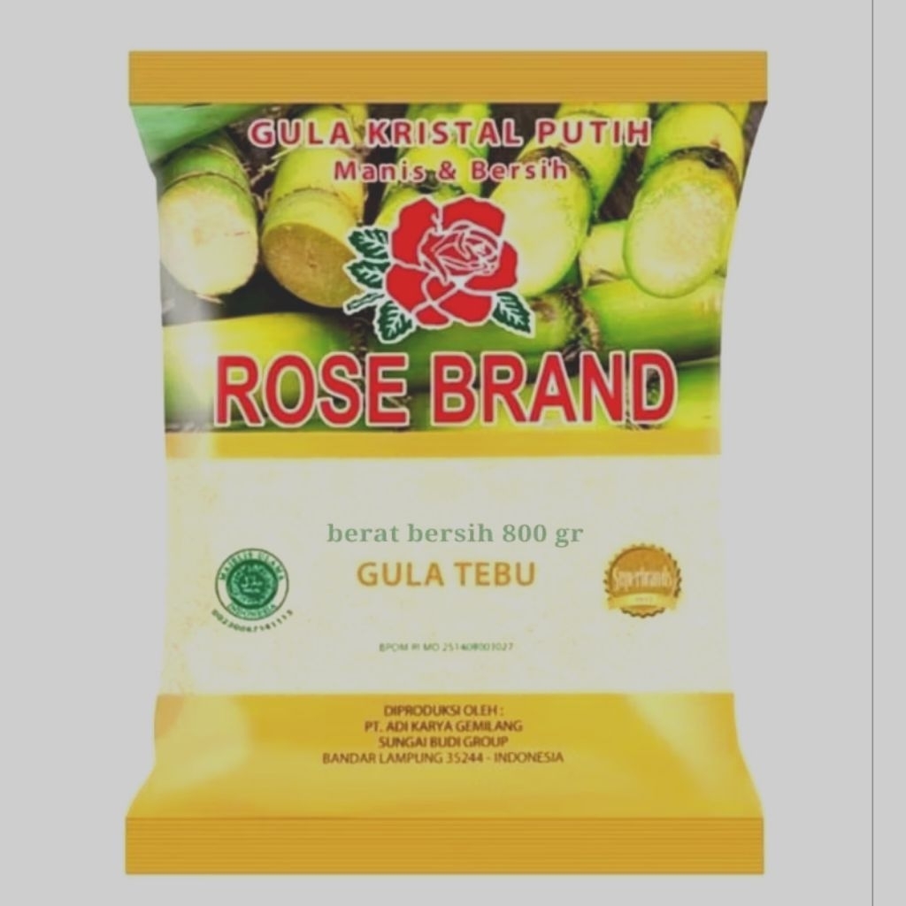

Rose Brand Gula Pasir Kemasan 1kg