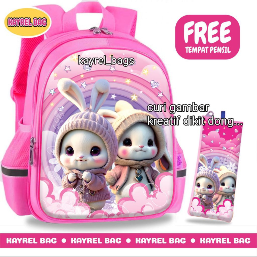 tas sekolah anak perempuan tas sekolah SD tas sekolah TK tas sekolah viral ransel anak
