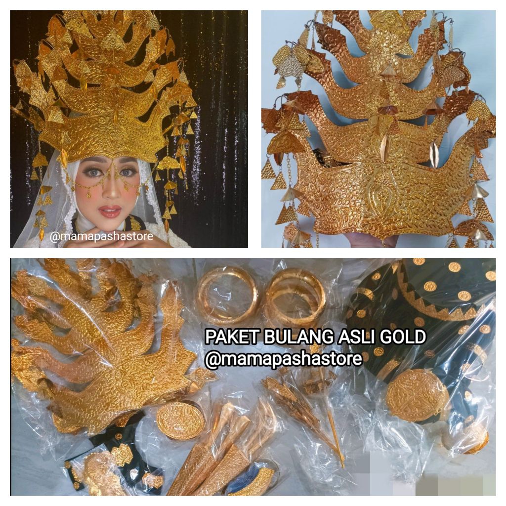 PAKET MANDAILING KOMPLIT GOLD SILVER / BULANG TAPSEL