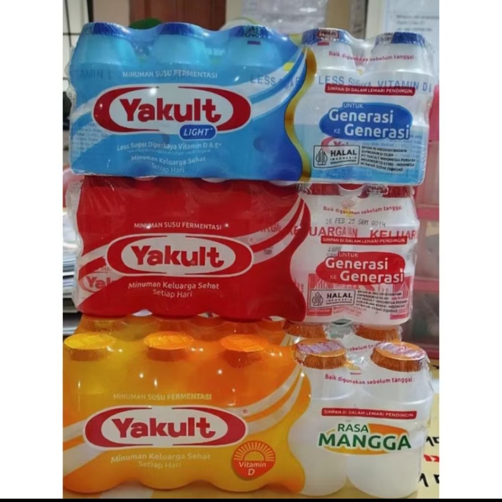 

Yakult Minuman kesehatan||Original | Light | Mangga