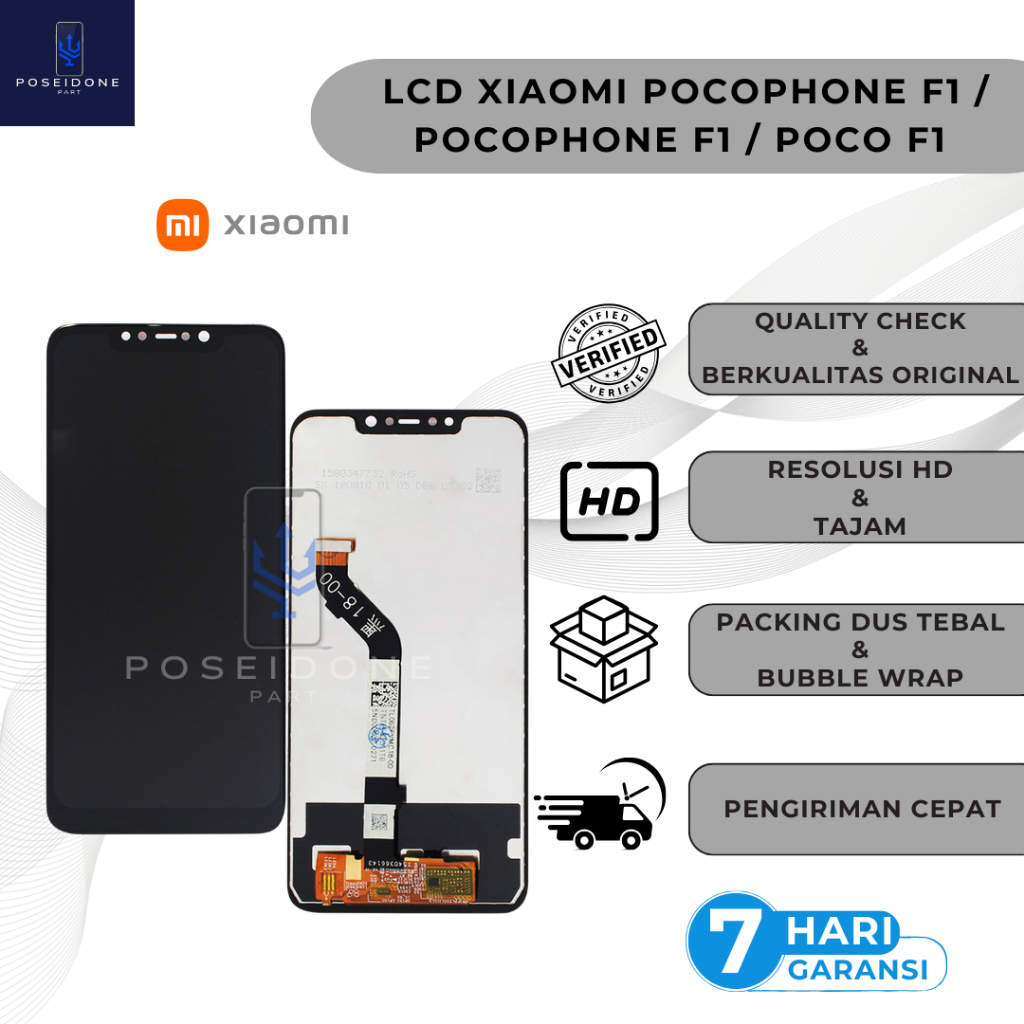 LCD TOUCHSCREEN XIAOMI POCOPHONE F1 / LCD POCOPHONE F1 / LCD POCO F1 FULLSET