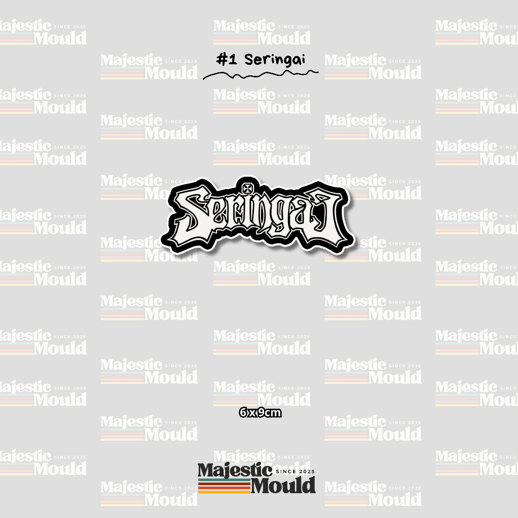 

#1 Seringai – Stiker Band Vinyl Glossy | Tahan Air & Luntur (Laptop/Helm/Tumbler/dan media lainnya)