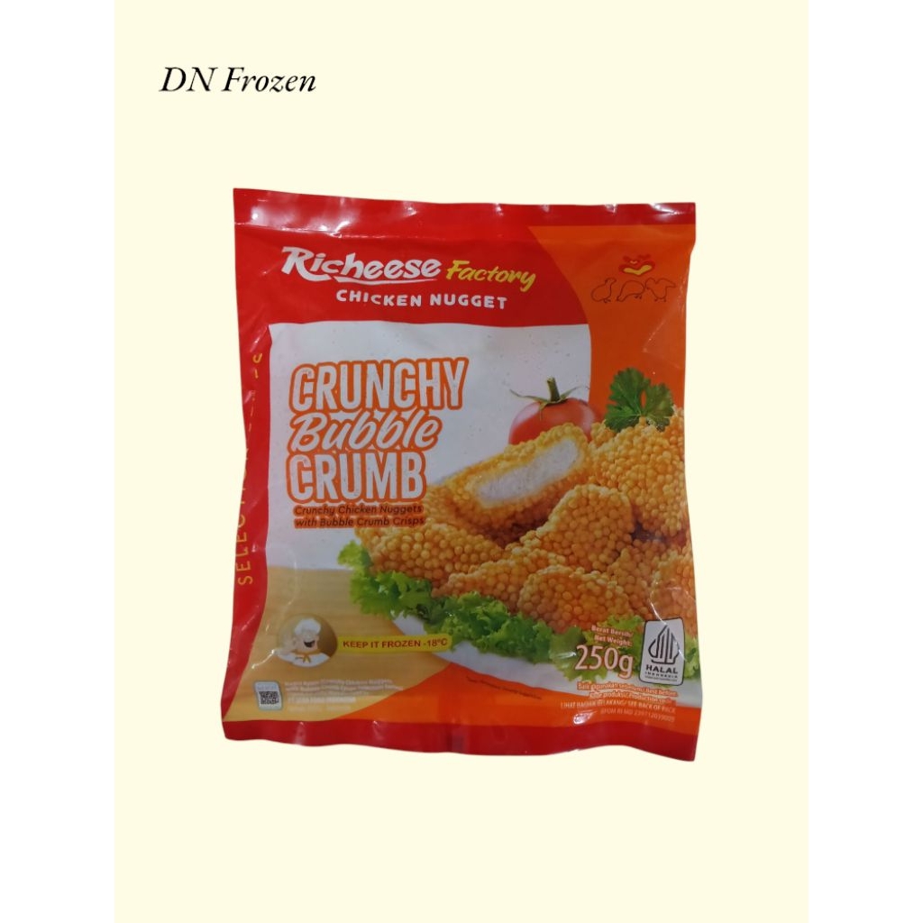 

Richeese Chicken Nugget Crunchy Bubble Crumb 250 Gram