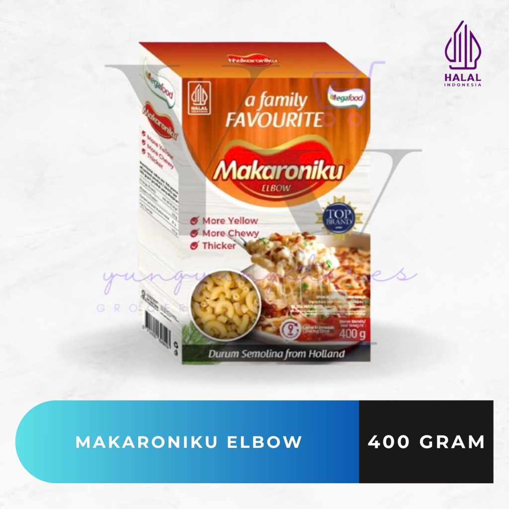 

Makaroniku Elbow 400 gram