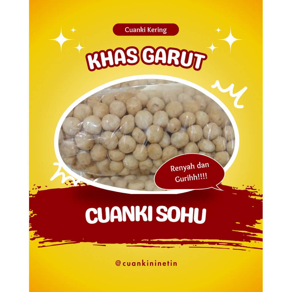 

CUANKI SOHU TAHU BULAT Kemasan 1KG Pelengkap Baso Aci, Seblak dan Mie Instan