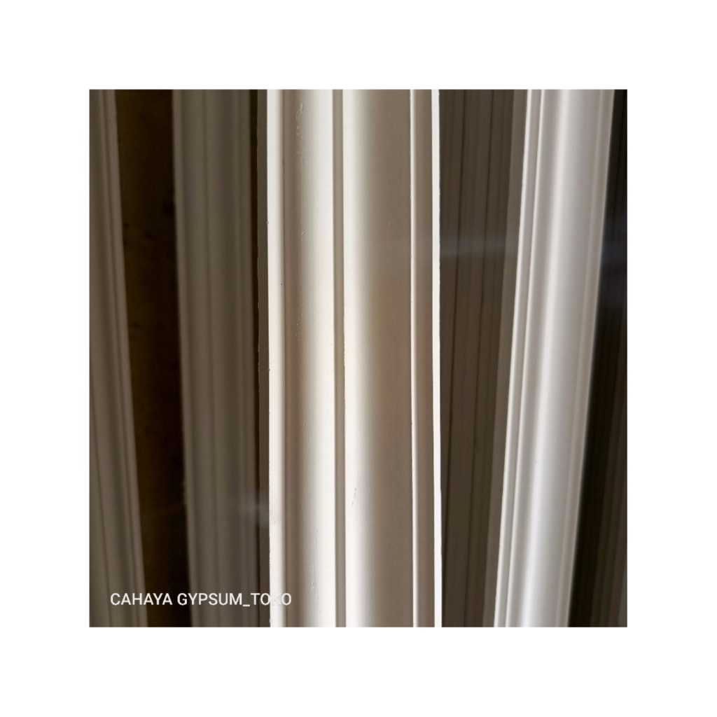 list plafon gypsum motif kiki polos 8 cm minimalis modern