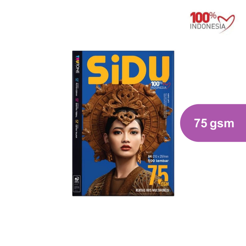 

SiDU Kertas HVS Print dan Fotocopy A4 75 gsm Per Rim / Kertas A4