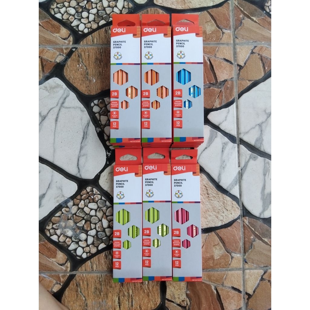 

Deli - Pensil 2B - Graphite Pensil 37000 Isi 12pcs