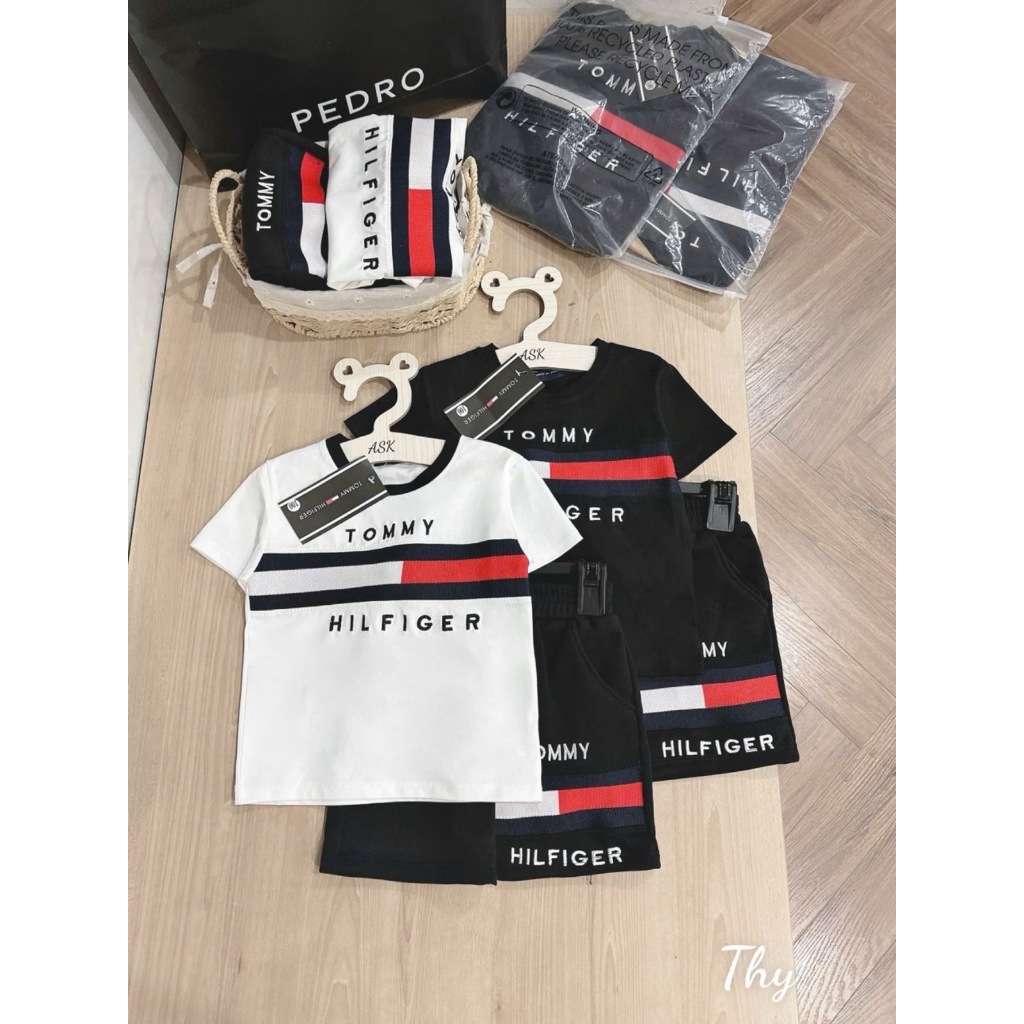 Set Baju Anak Laki-laki Tomhilf merah putih