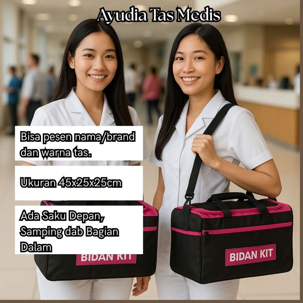 Ayudia Tas Medis Homecare – Solusi Praktis untuk Pembawaan Peralatan Medis