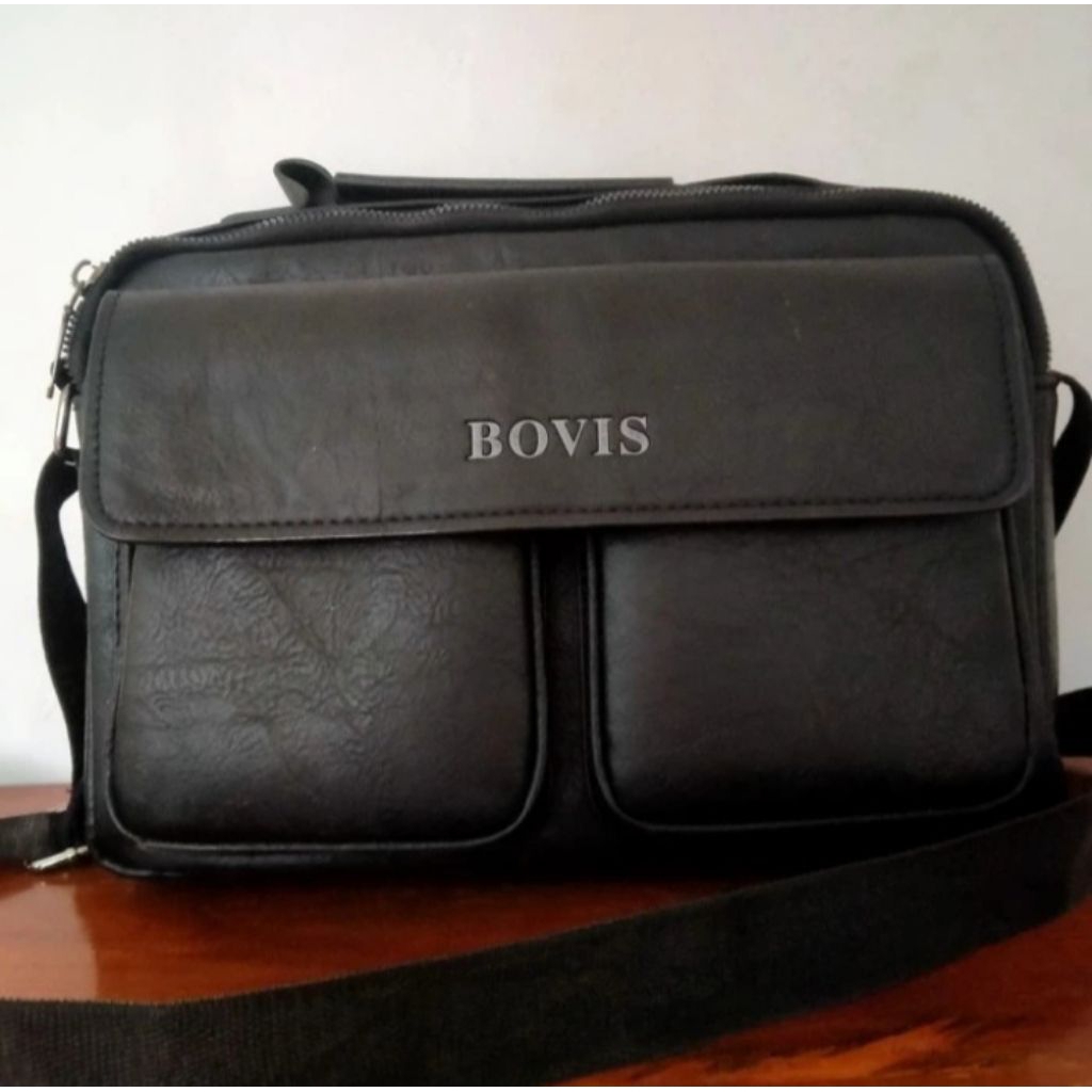 tas sling bag semi kulit bovis