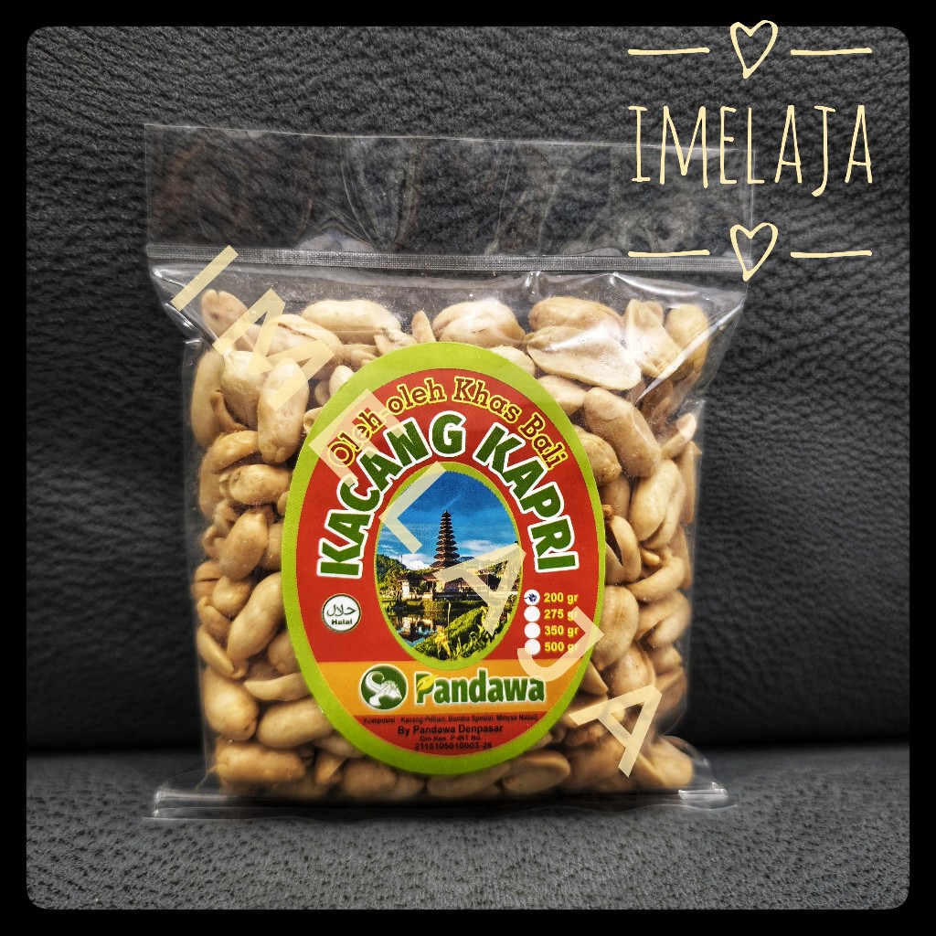 

Kacang Bali Paket "Pandawa" (Kapri 200Gr + Bumbu 500 Gr + Disco 200 Gr)