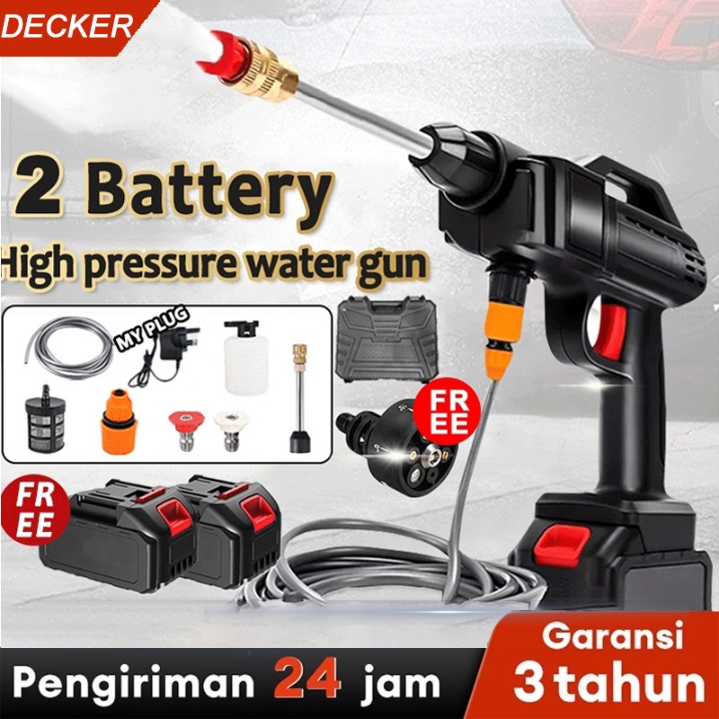 DECKER Cuci Mobil 998V 180Bar Jet Cleaner Mesin Peralatan Mesin Cuci Mobil Jet Cleaner Mobil Pompa M