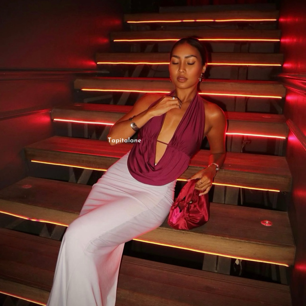 Tapitalane | Eve Backless Halter Top