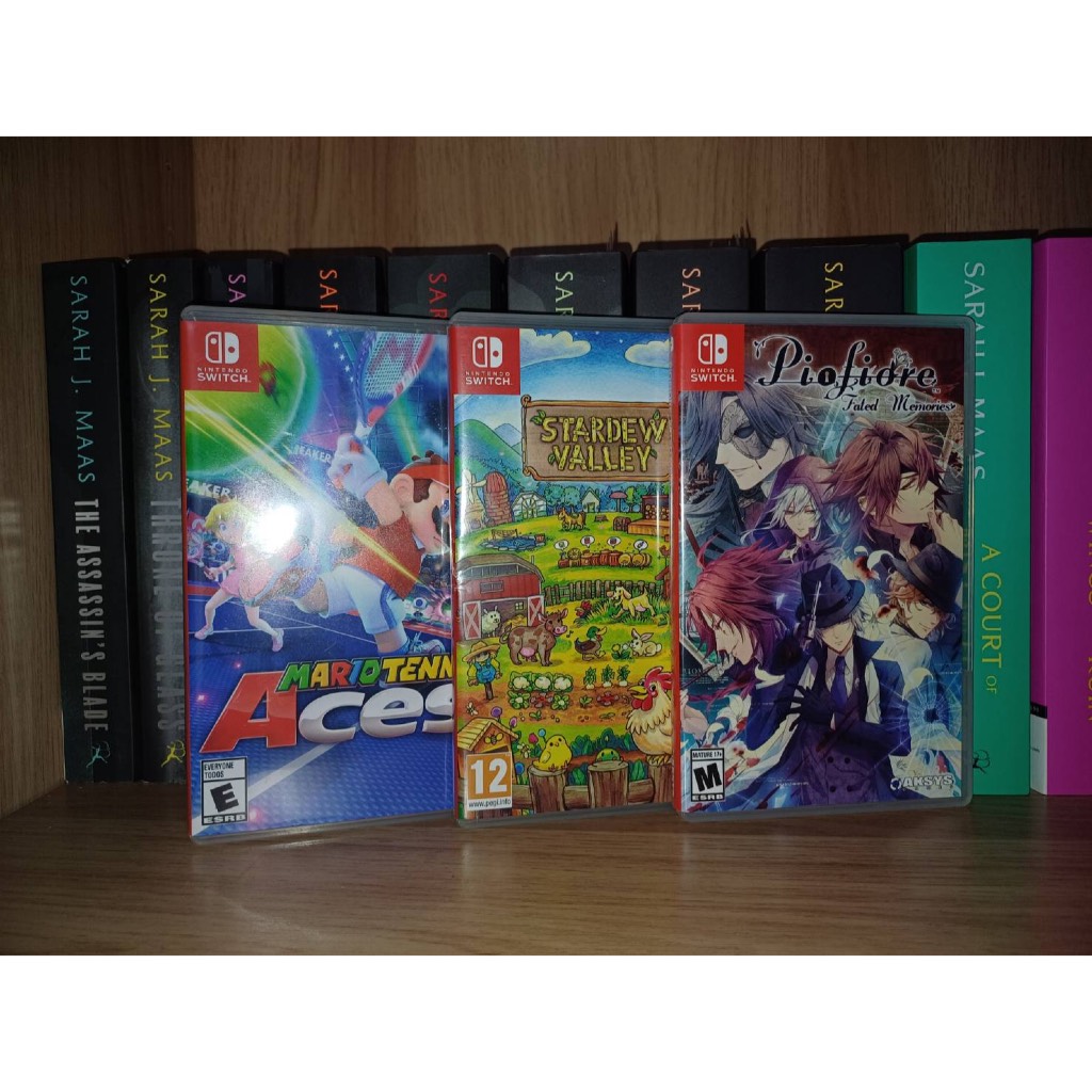 NINTENDO SWITCH GAMES - MARIO TENNIS, STARDEW VALLEY AND PIOFIORE
