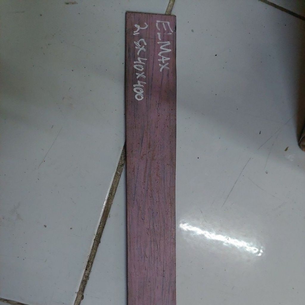 Baja Elmax 2,5x40x400mm Powder Metallurgy Original  bahan perkakas /pisau