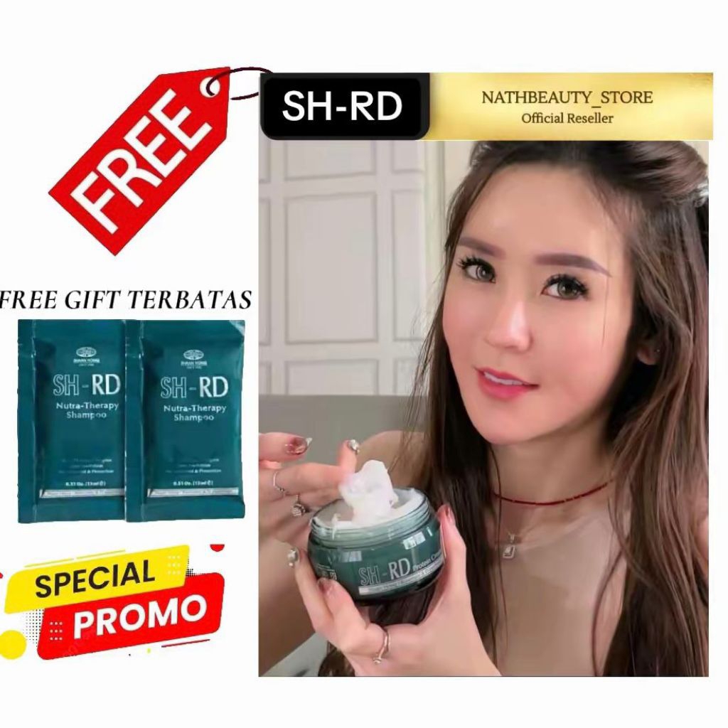 SHRD | SH-RD PROTEIN CREAM | Perawatan Rambut Kering | Vitamin Rambut & Heat Protector