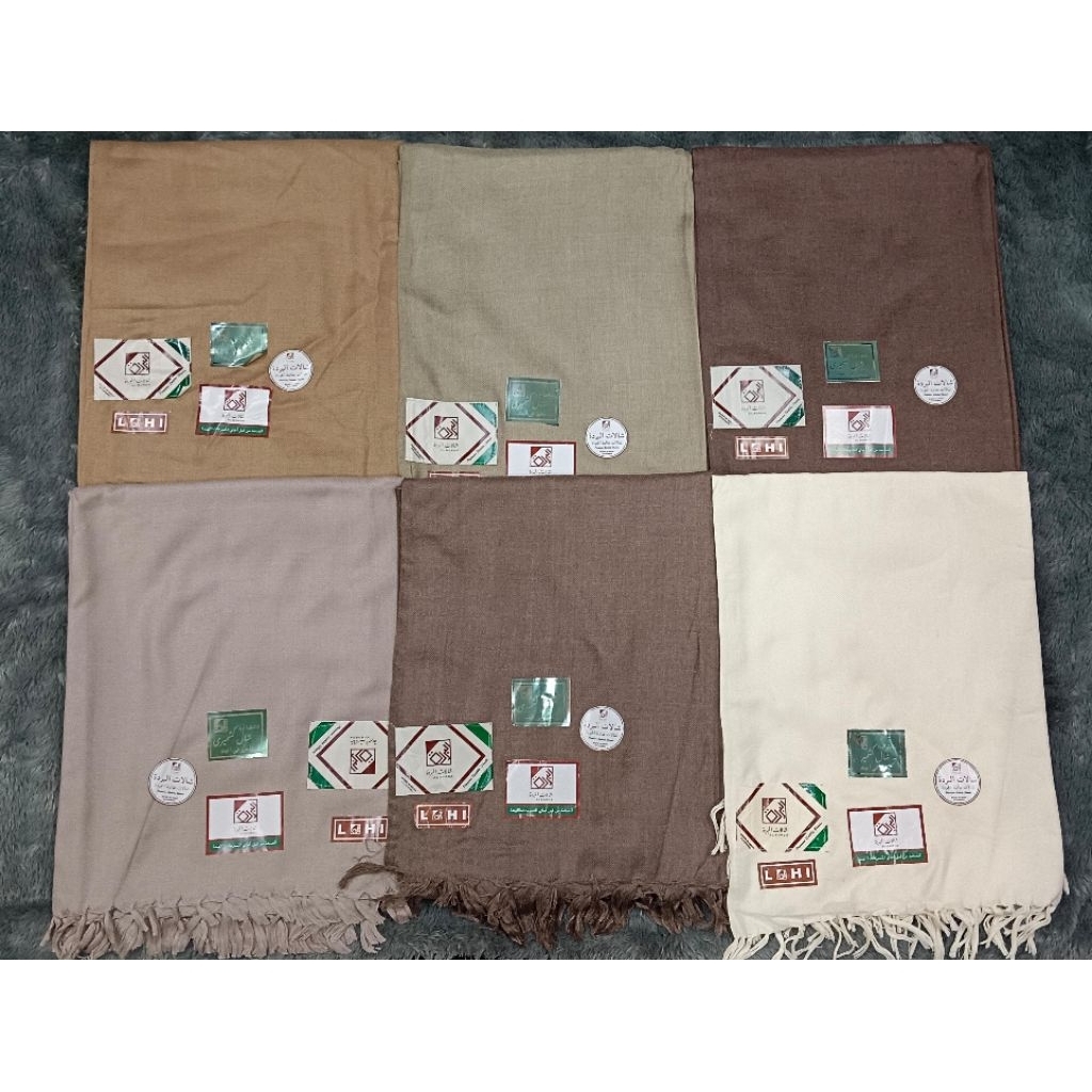 Rida Kashmiri Al burda Lohi/ Lohi Polos Original Motif Terbaru