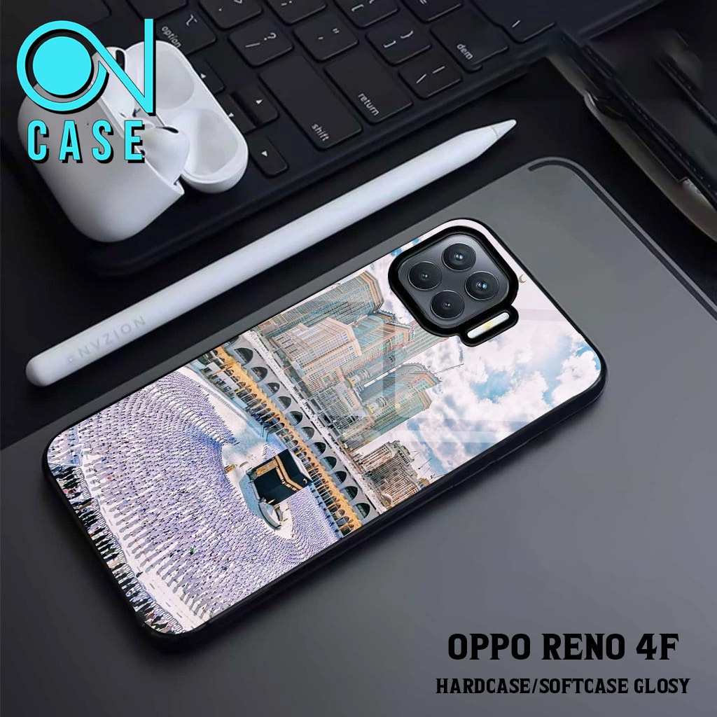 Case OPPO RENO 4F mistercase11 Motif [ MEKKAH ] Case Hp Glossy Casing Hardcase Softcase Bisa cod