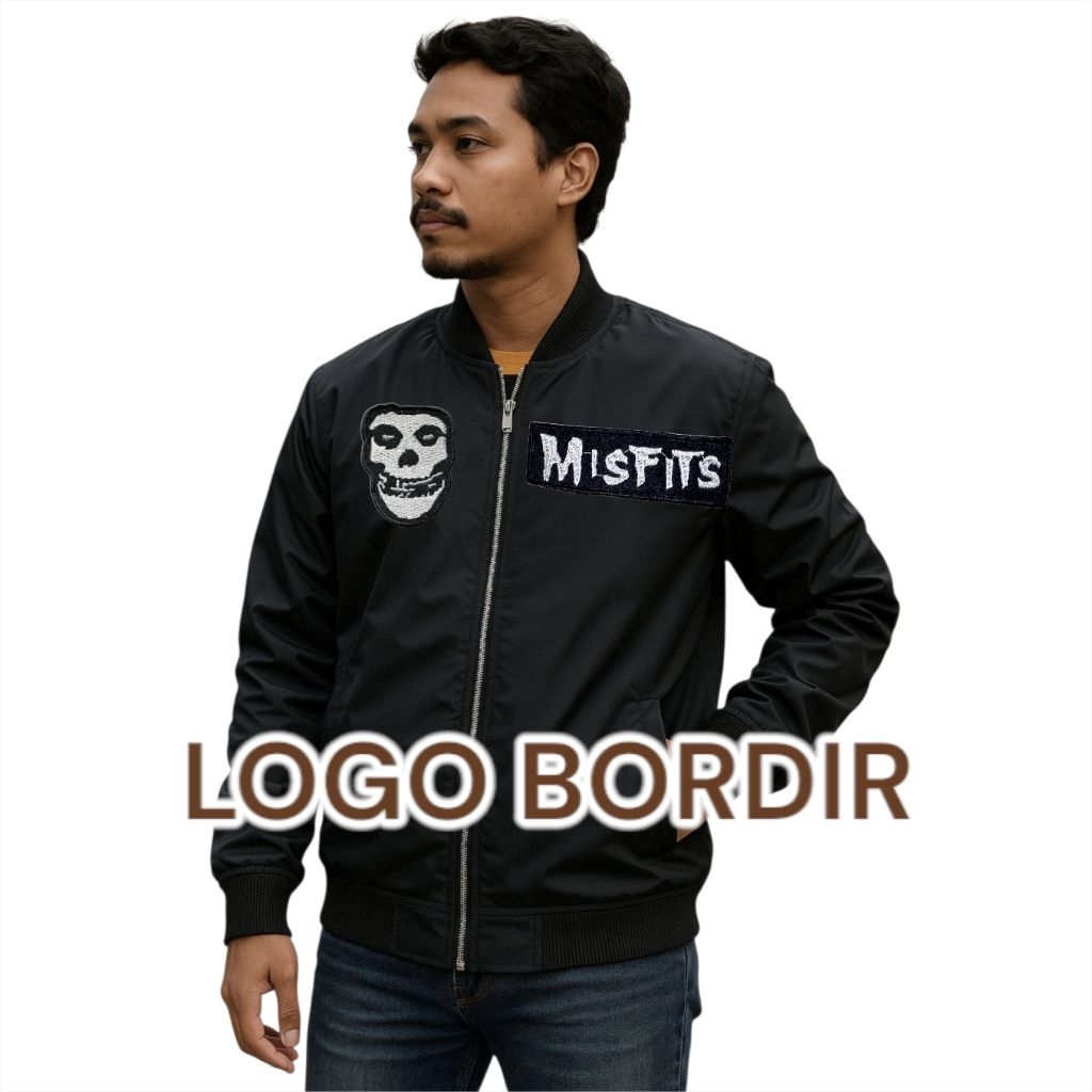 jaket BOMBER MISFITS BORDIR