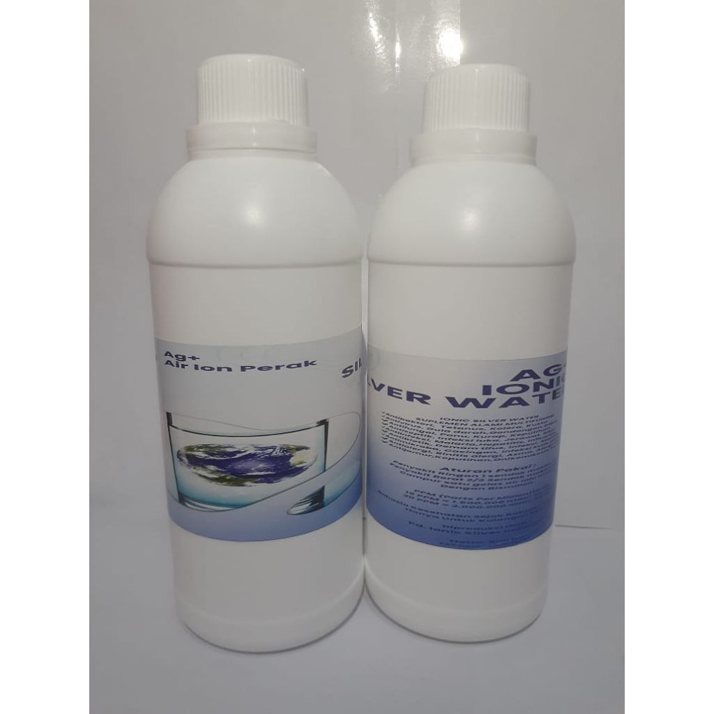 PROMO Ionic Silver Water / air ion perak (Ag+) 20-30 PPM Ampuh, Antivirus, Antijamur, Antibakteri, d