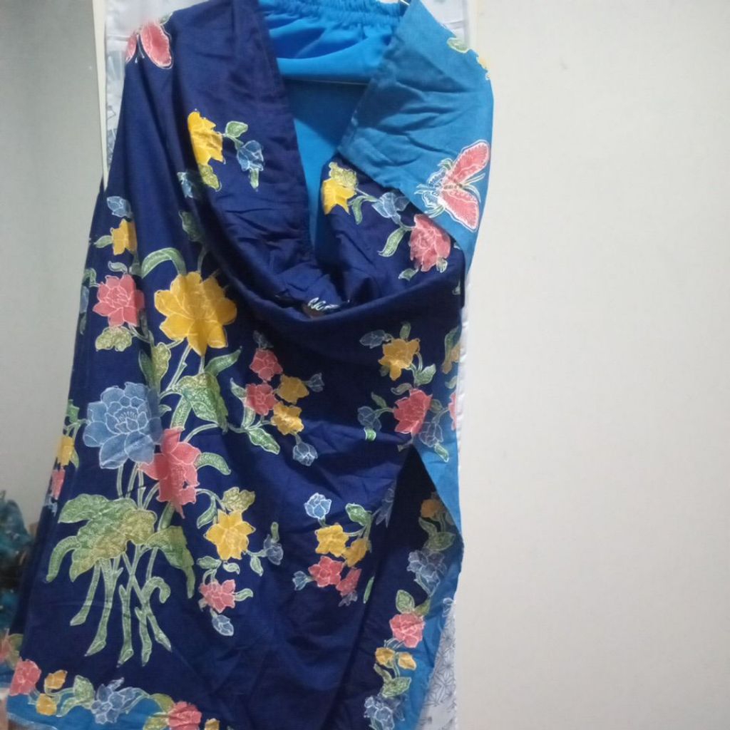 rok batik biru rok batik kondangan