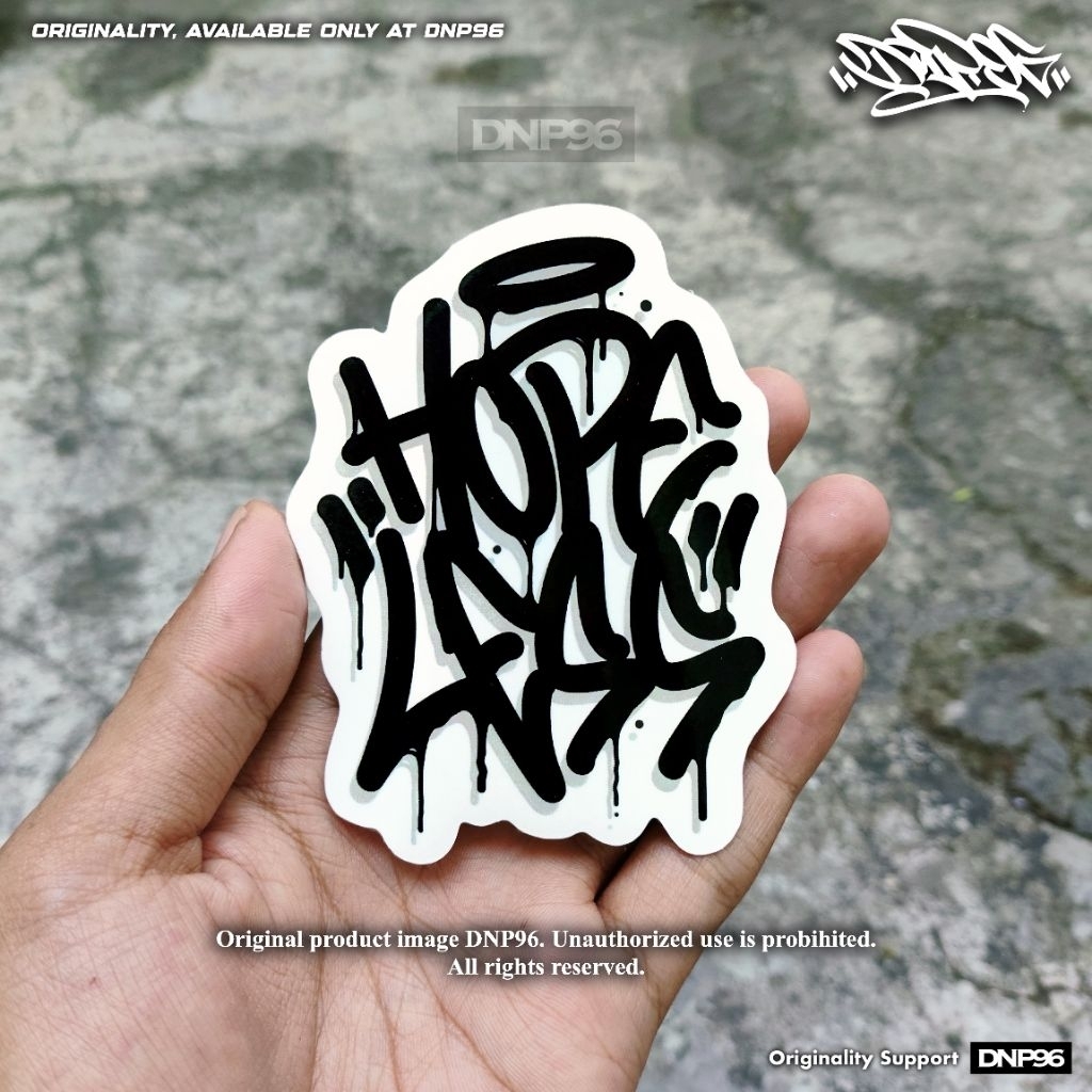 

Stiker Grafiti Sticker Graffiti HOPELESS / Sticker Helm / Sticker Aesthetic / Sticker Tahan Air