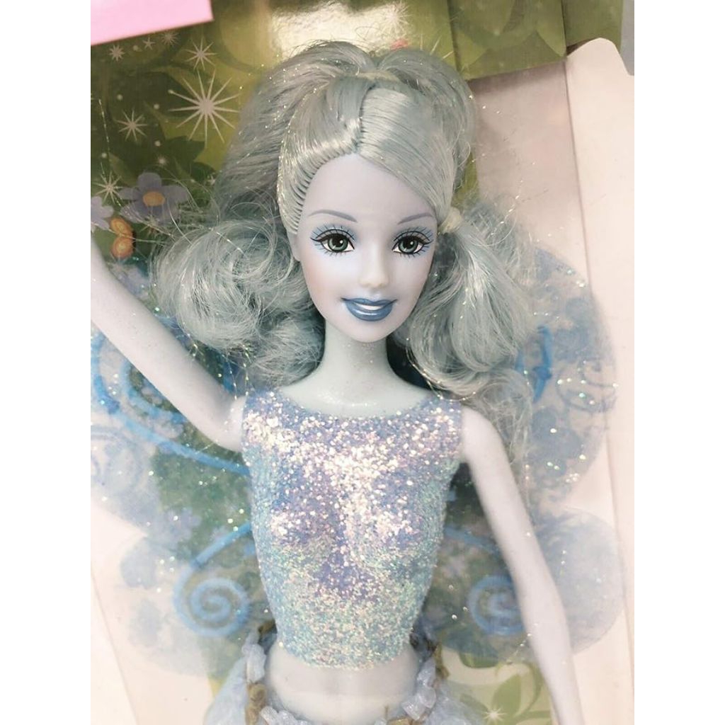 Barbie Fairytopia Sparkle Fairy Preloved Rare Blue Peri Biru