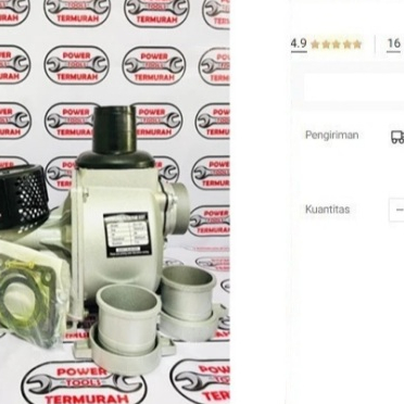 

Sumura Pompa Air Alkon Centrifugal SU 80 Silver 3 Inch Body Only 3" In