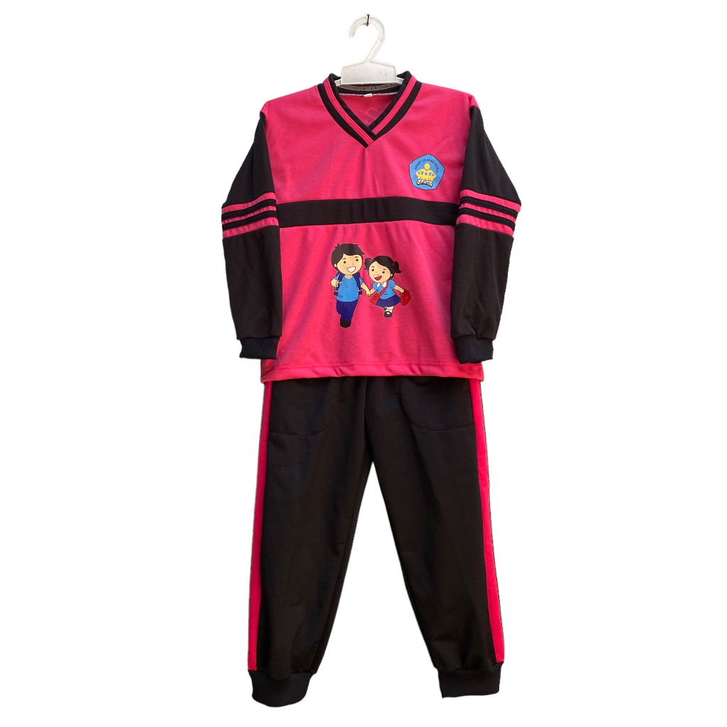 SERAGAM KAOS OLAHRAGA ANAK PAUD / TK (GRATIS SABLON & CUSTOM LOGO)