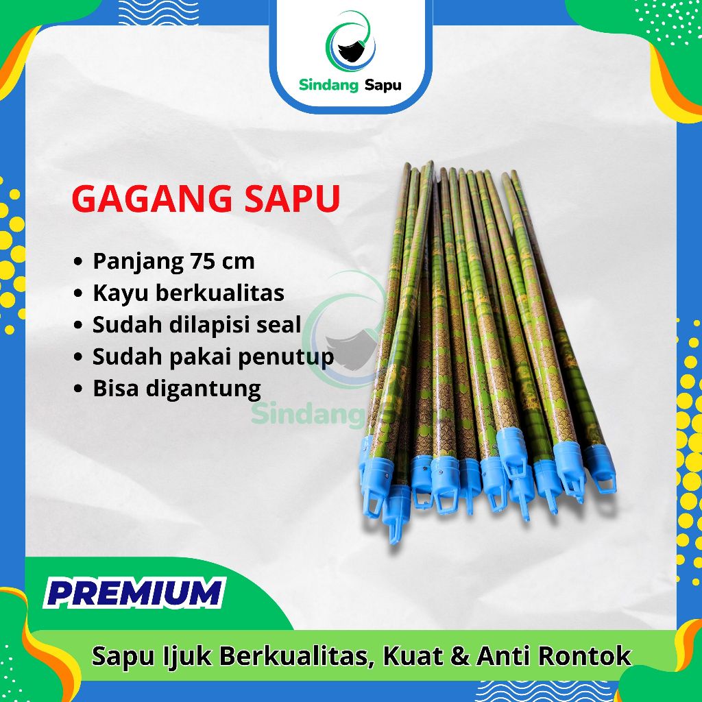 GAGANG SAPU - GAGANG SAPU KAYU - GAGANG SAPU MURAH - SINDANG SAPU