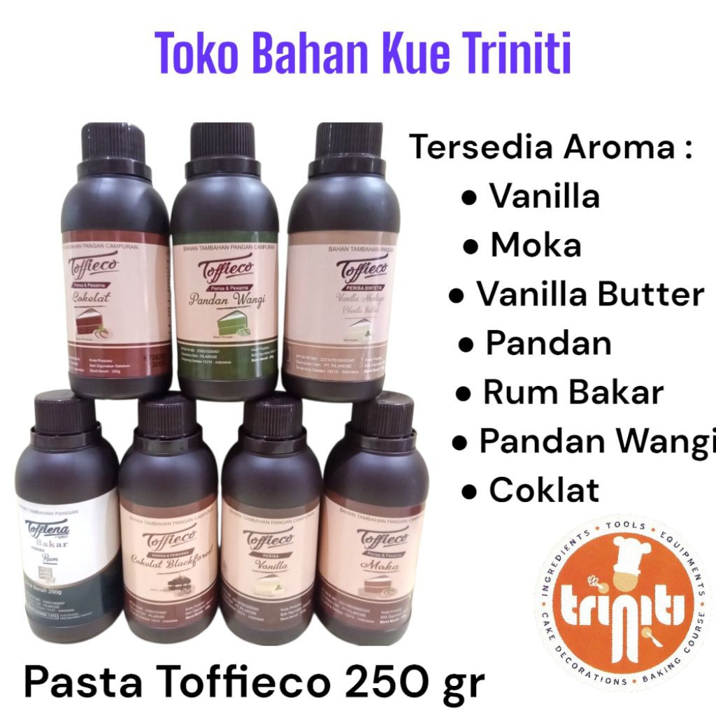 

Pasta Toffieco & Rhum 250 Ml Berbagai Aroma