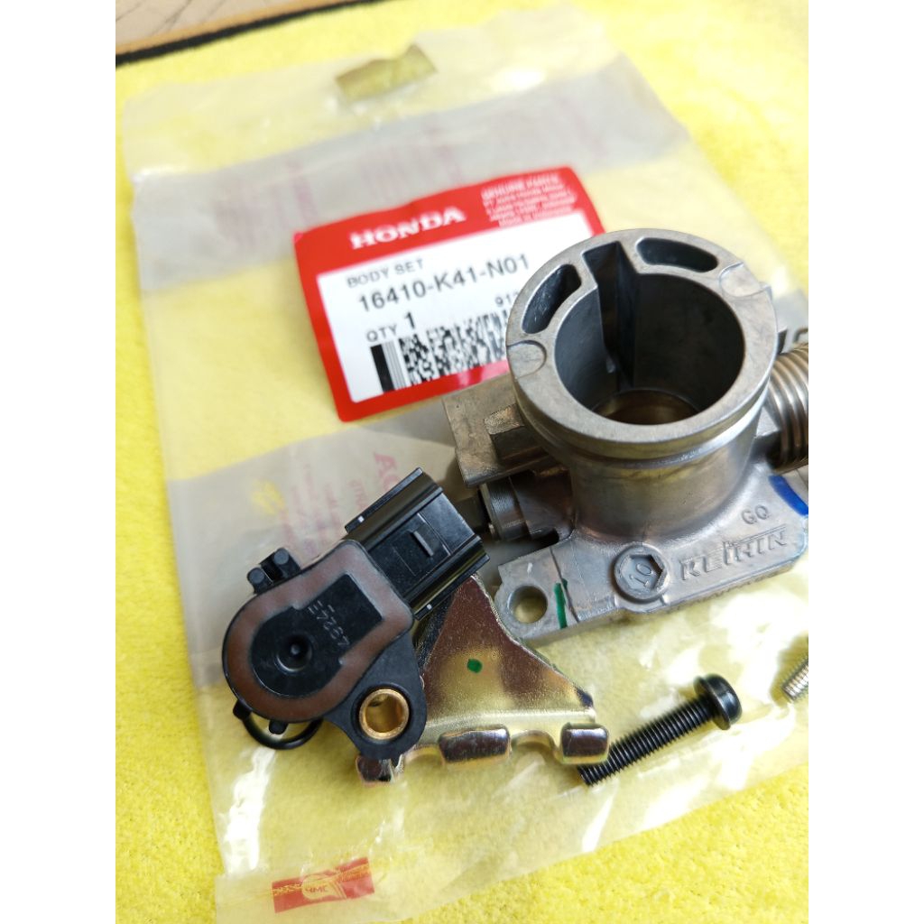 Throttle Body Sensor TPS Supra X 125 FI 16410K41N01 Asli Original Honda