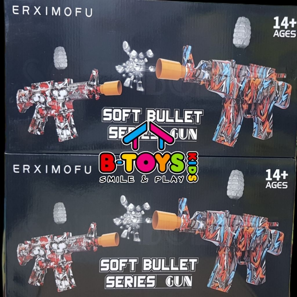 Mainan Anak-anak Electric Water Gel Blaster Gun Soft Bullet Series Gun Pistol Mainan Peluru Gel Temb
