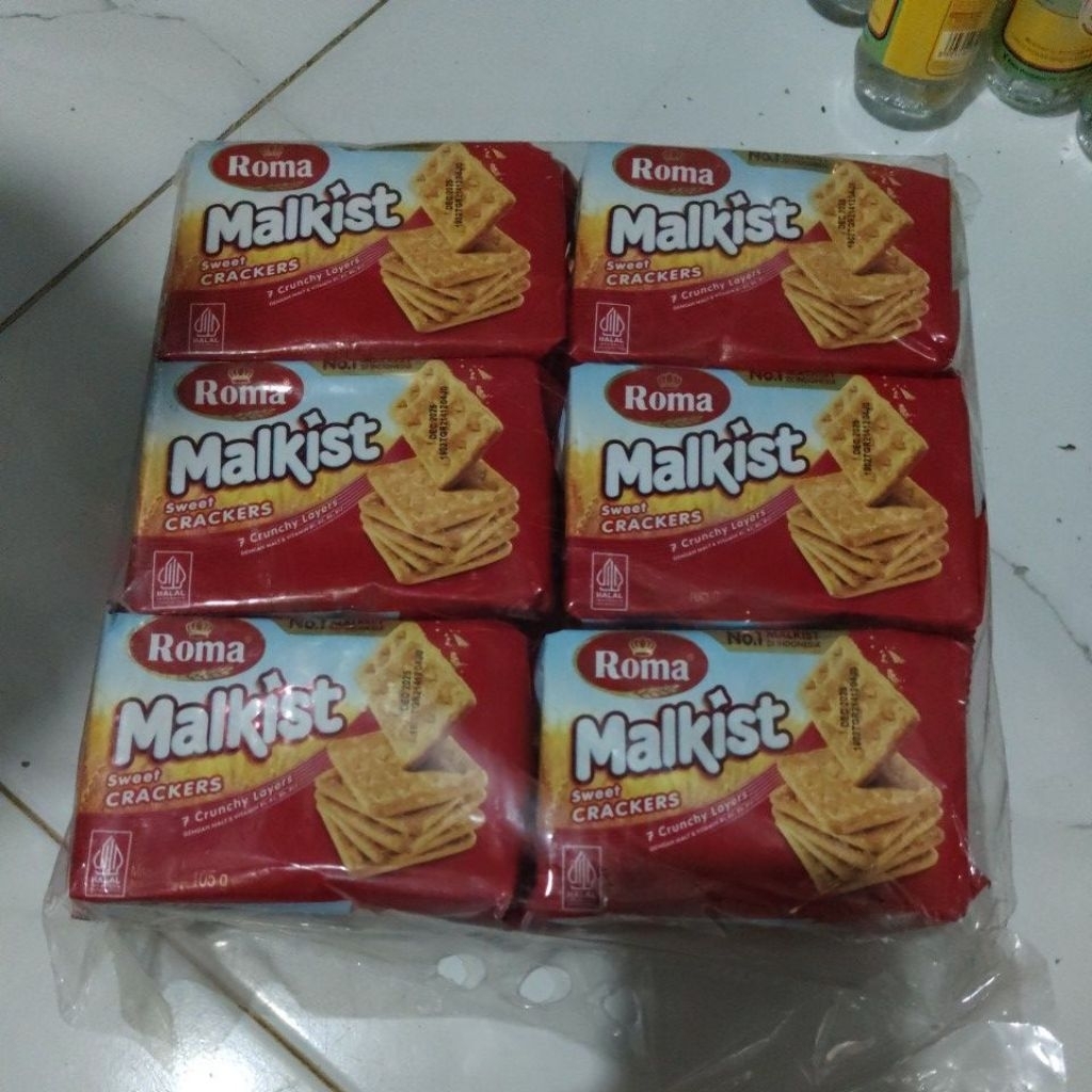 

MALKIST CRAKERS Roma 105gr isi 6pcs
