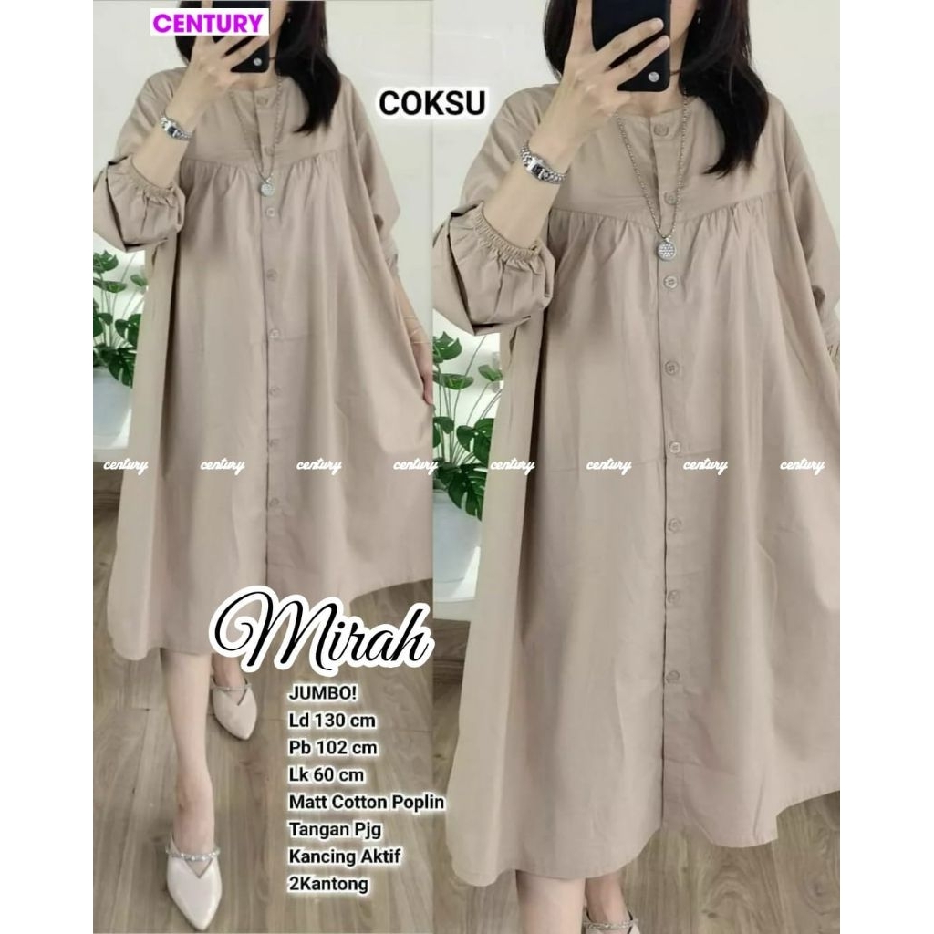 Mirah Jumbo Tunik by Century Realpict 6 Warna