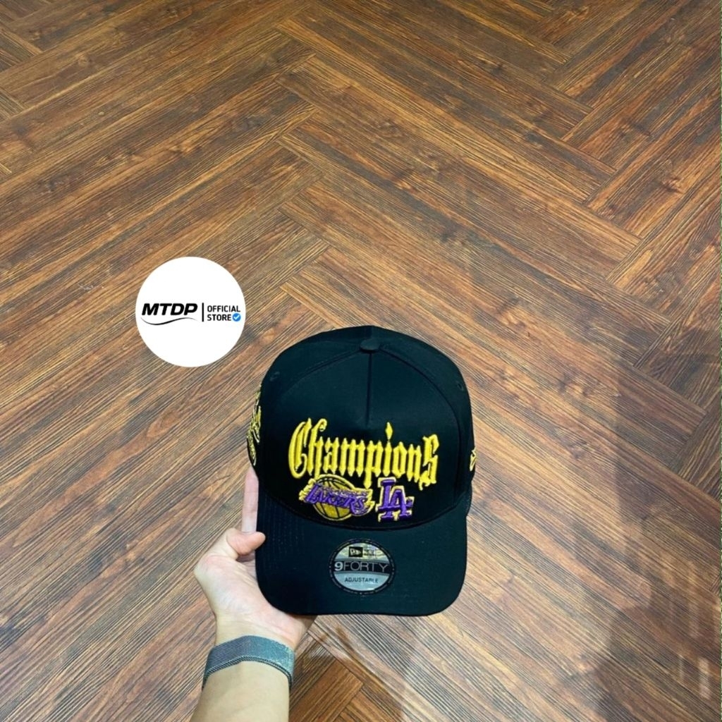 TOPI BASEBALL CHAMPIONS LAKERS IMPORT PREMIUM PRIA WANITA DEWASA REAL PICT