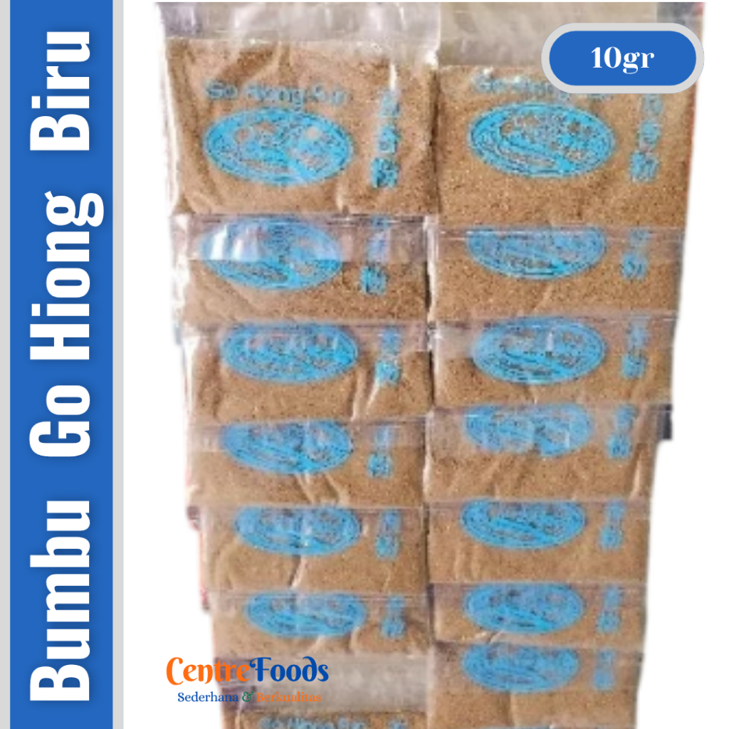 

Bumbu Masak Ngohiong Biru - Bumbu GO HIONG FUN | 10gr [ Harga Per BKS ]