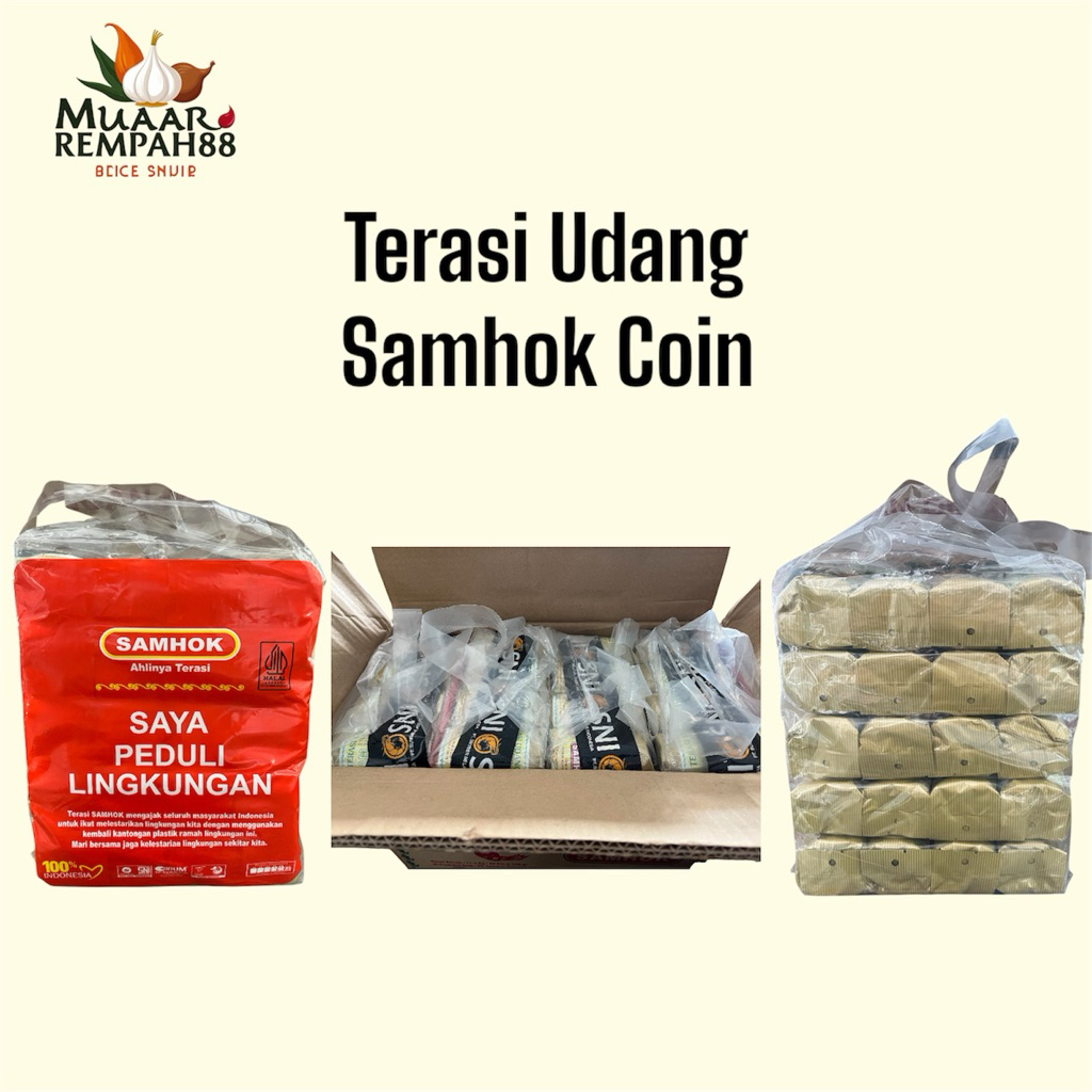 

Terasi Udang - Samhok Coin 1 pack isi 20 bngks