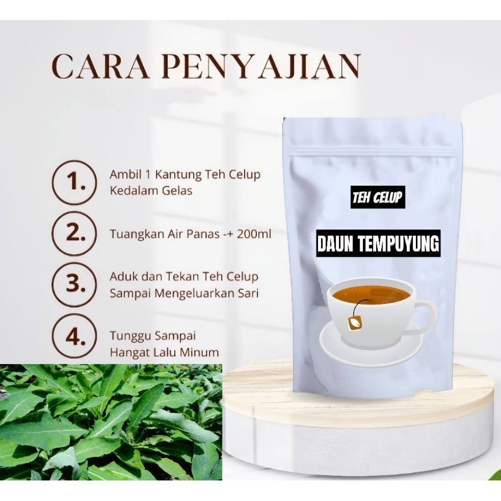 

Teh Celup Daun Tempuyung Isi 20 Tea Bag