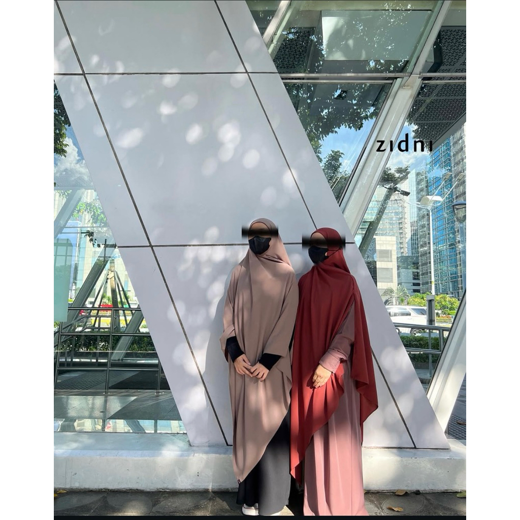 Preloved Zidni Pasmina Instan Bandana Bahan Mazen UV