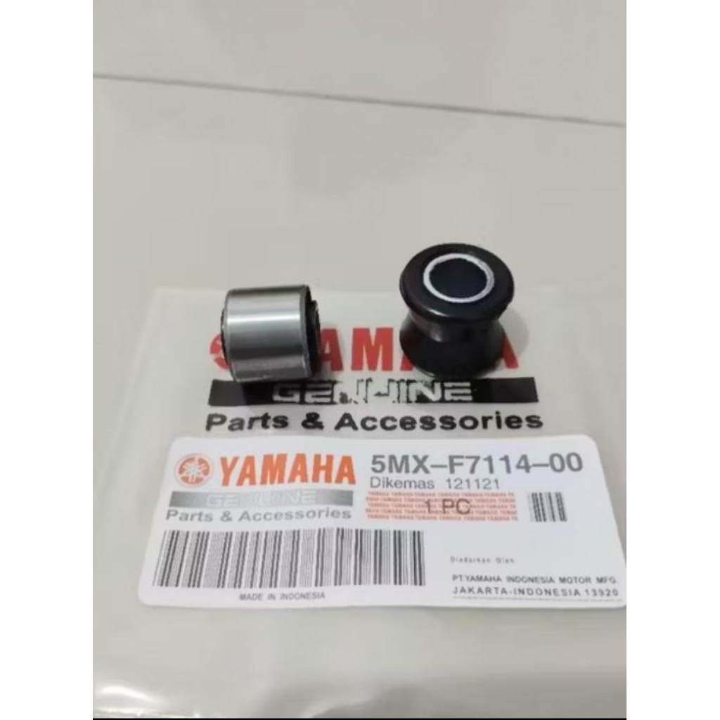 1SET BOSH+KARET SHOCK BELAKANG ATAS BAWAH MIO KARBU MIO J M3 GT SOUL XEON FINO  SEMUA YAMAHA MATIC A