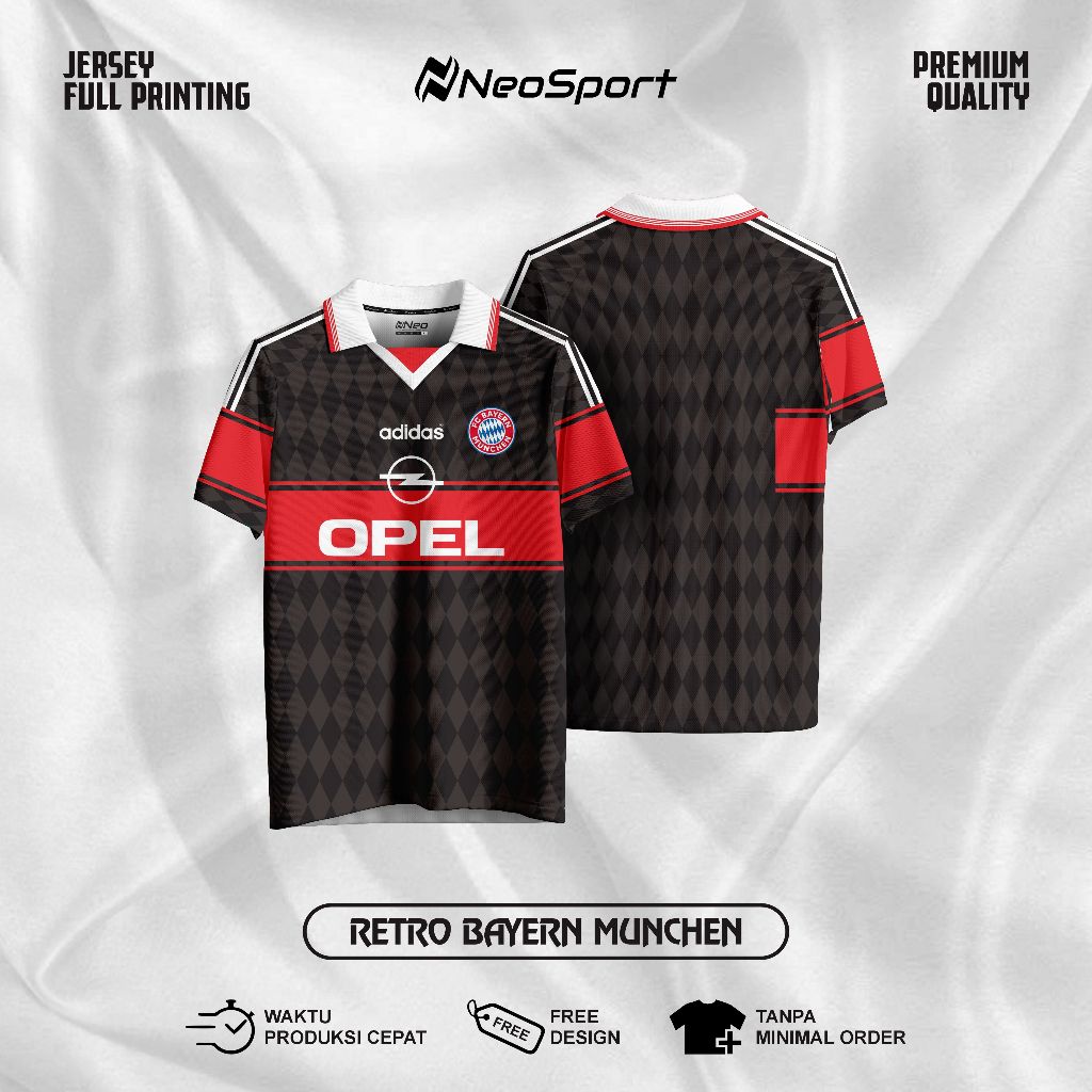 NeoSport | JERSEY BAYERN MUNCHEN OPEL | JERSEY VINTAGE | JERSEY BOLA | JERSEY CASUAL